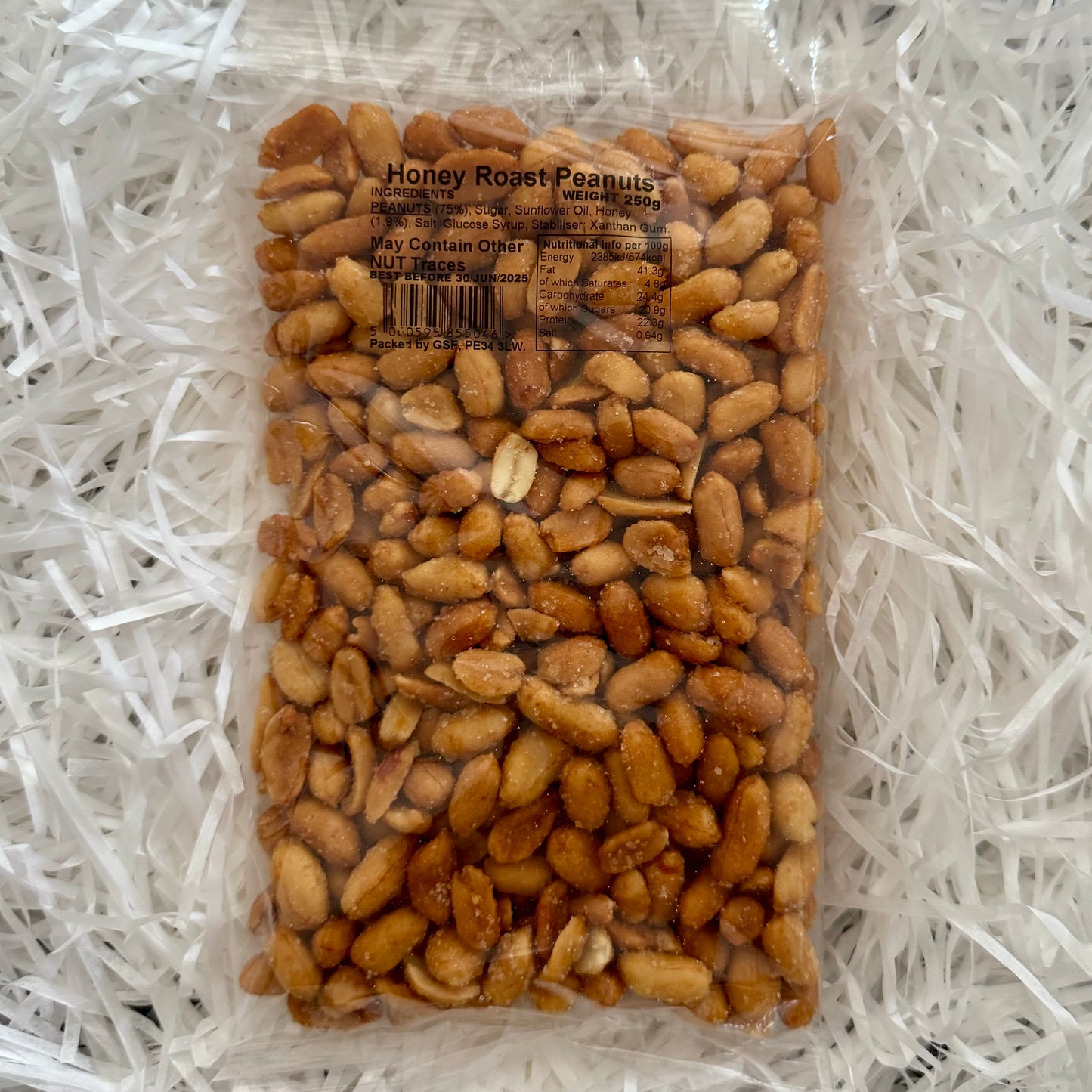 Honey Roast Peanuts - A Sweet and Crunchy Delight - 250g