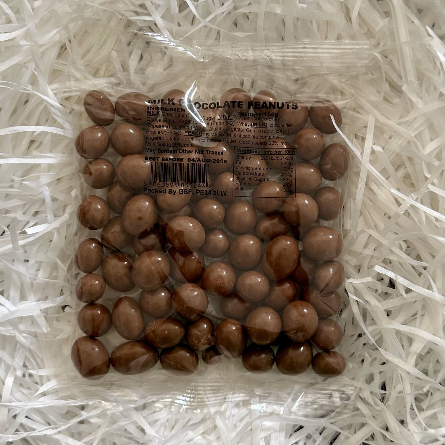 Milk Chocolate Peanuts -  A Sweet and Crunchy Indulgence - 150g