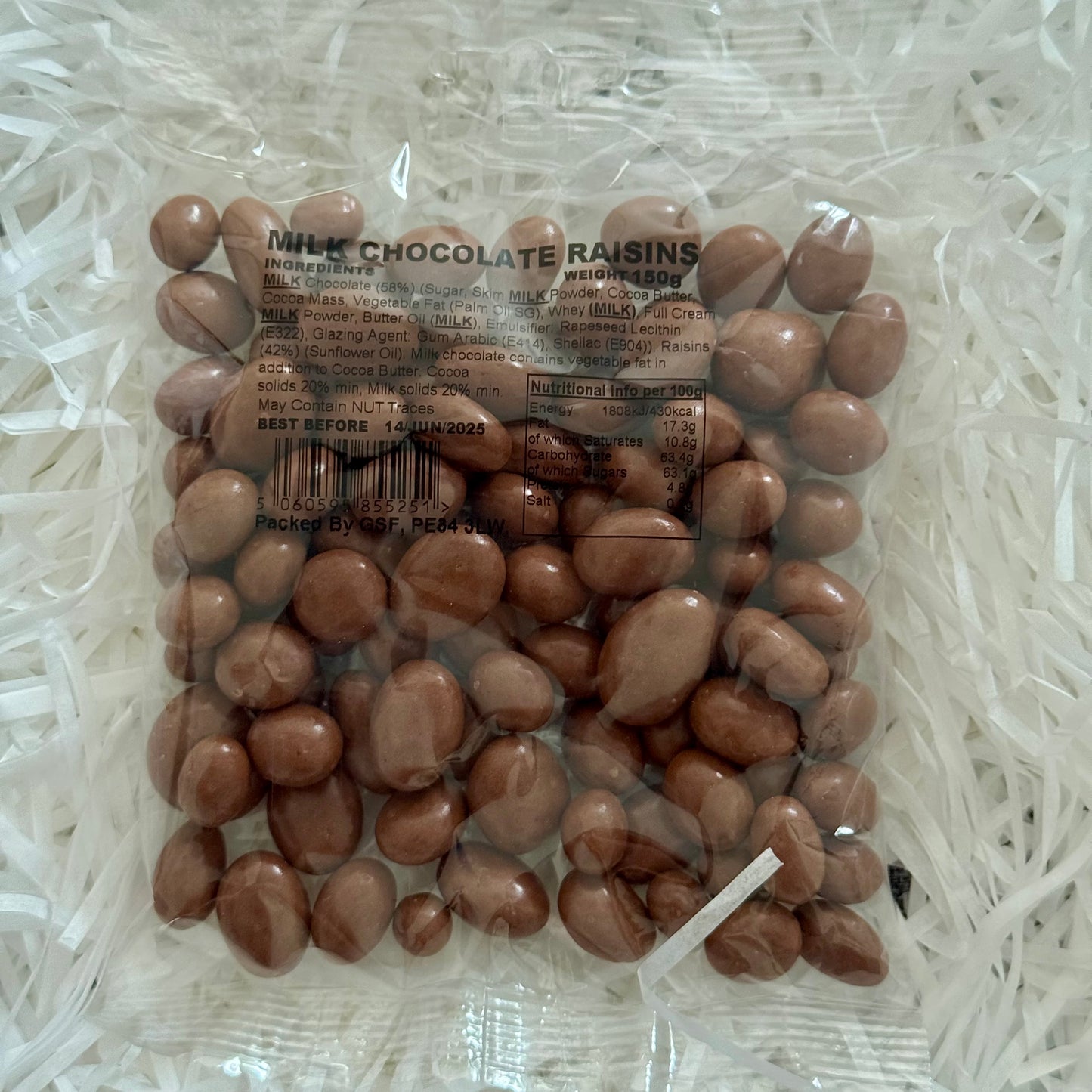 Milk Chocolate Raisins - A Sweet and Chewy Delight - 150g