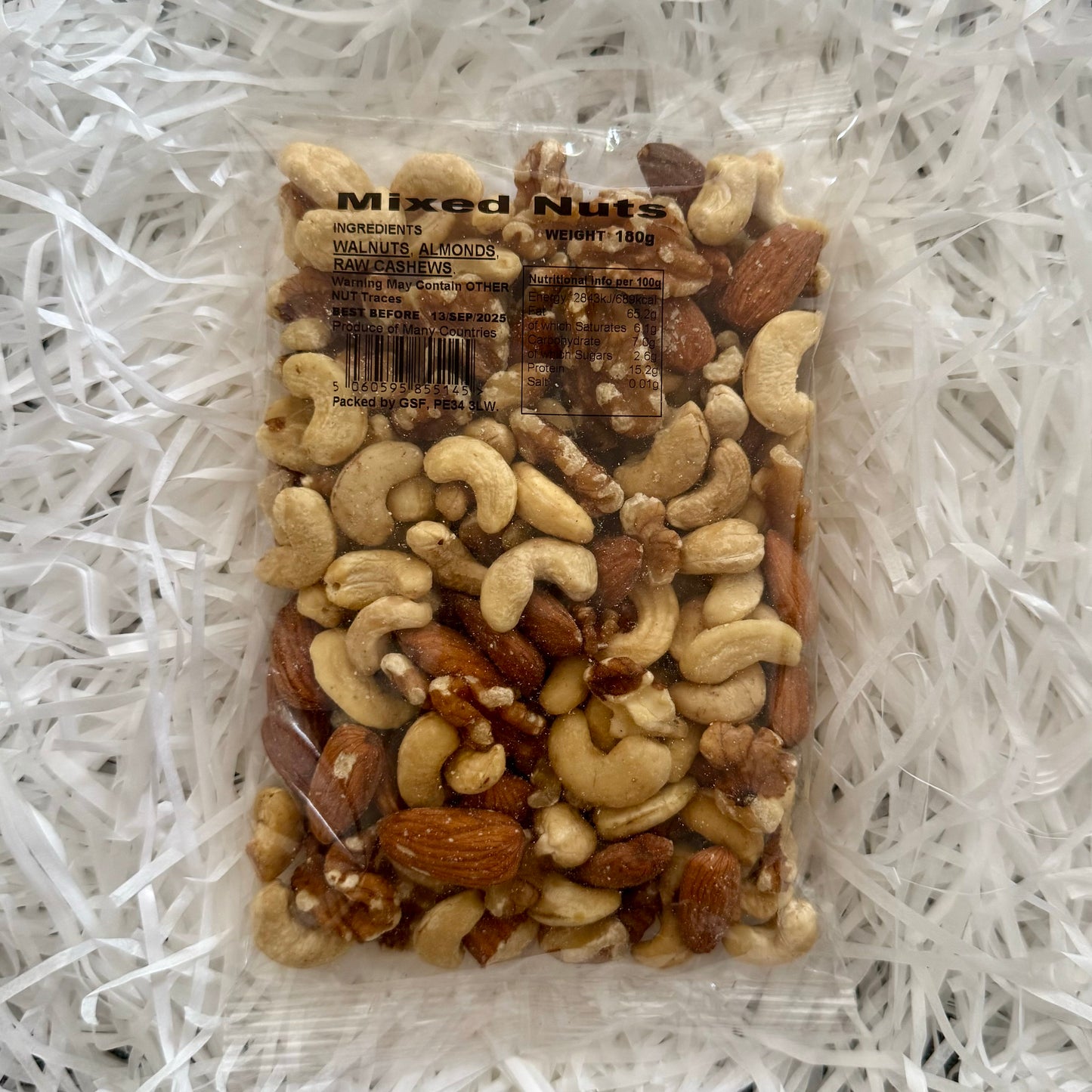 Mixed Nuts - A Crunchy and Nutritious Blend - 180g