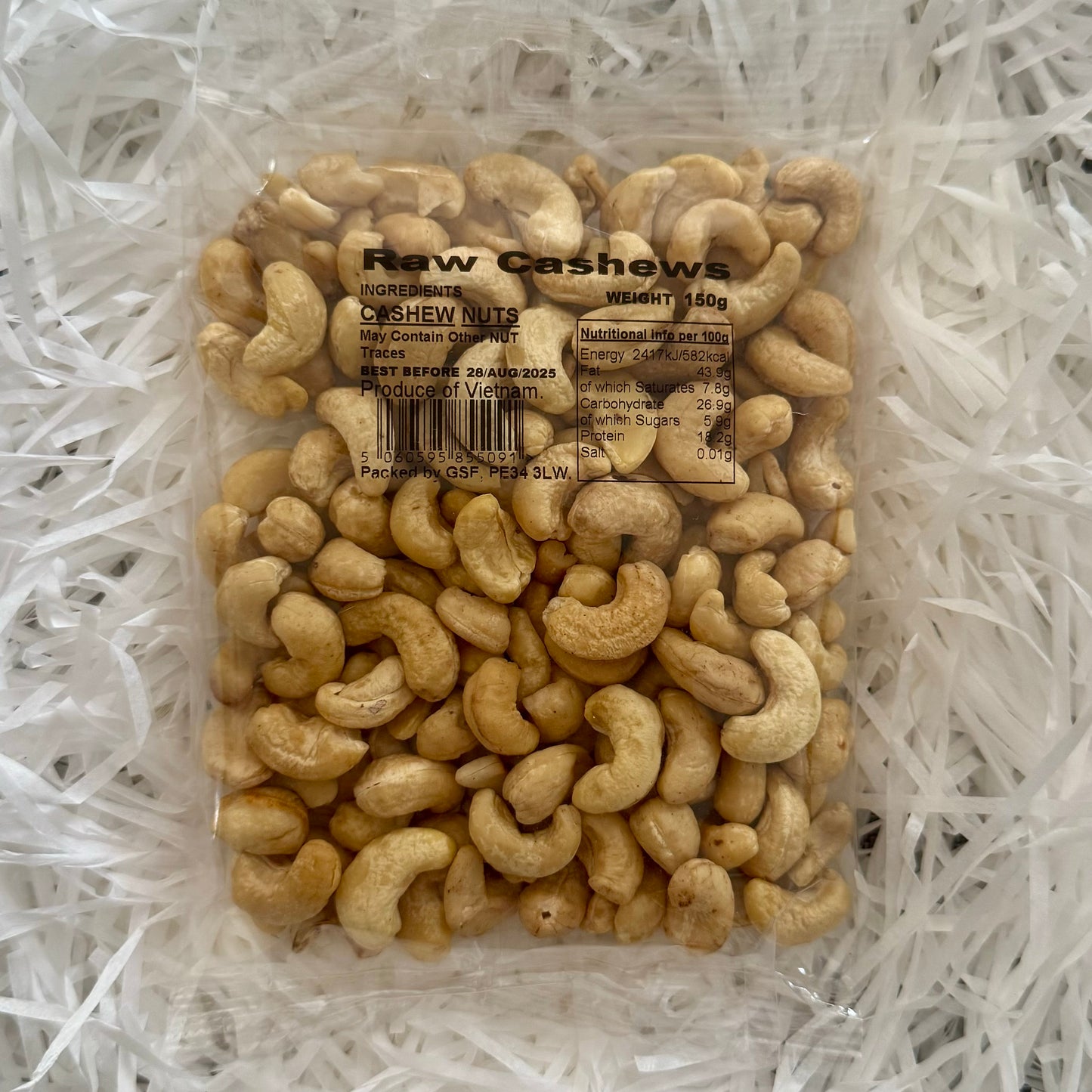 Raw Cashews - A Creamy and Nutritious Snack - 150g