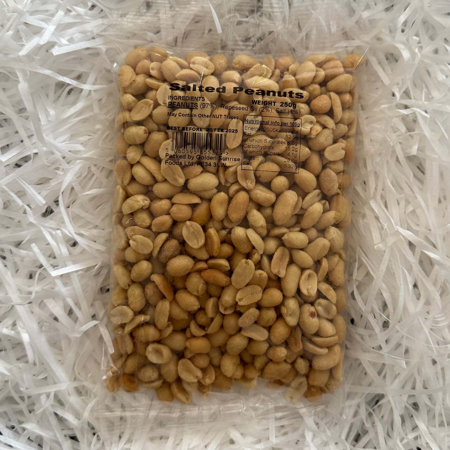 Salted Peanuts - A Savoury and Crunchy Snack - 250g