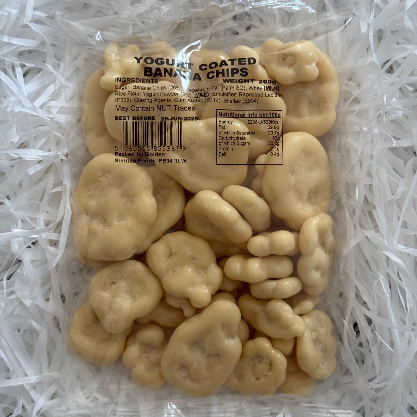 Yogurt Coated Banana Chips - A Creamy and Crunchy Delight - 200g